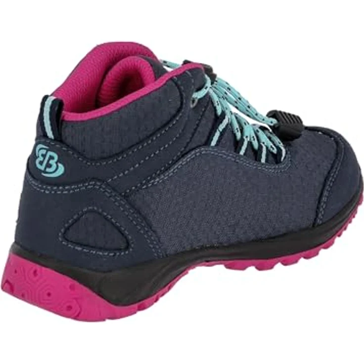 Brütting Guide High, Mädchen Wanderschuhe mit textiler Auskleidung, Wechselfußbett und Schnellschnürsystem, Blau – Bild 4