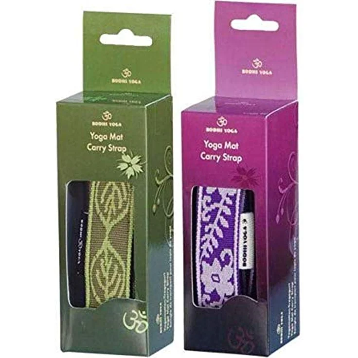Yoga Trage-Gurt, Nylon-Tragegurt für Yogamatten, leicht & robust, flexibel anpassbar, Yogamatte Haltegurt, Yoga Strap (lila) – Bild 4