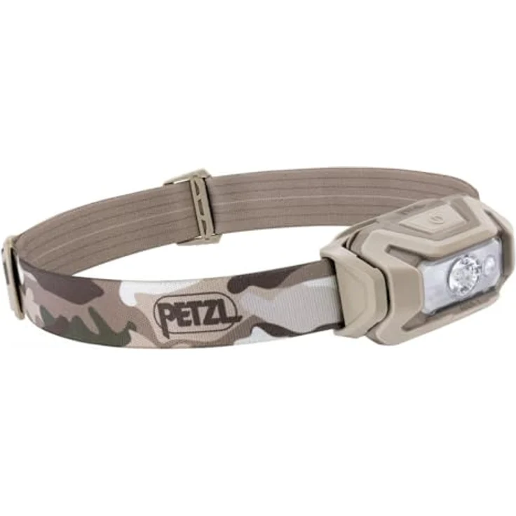 PETZL ARIA 1 RGB Stirnlampe, taktische Beleuchtung mit 450lm, wasserdicht, Camouflage [New Gen] – Bild 1