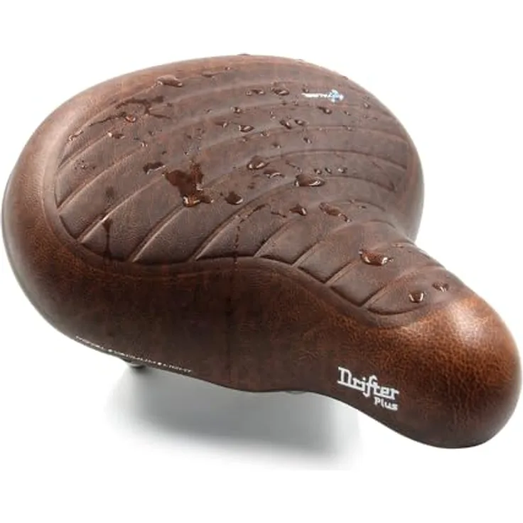Selle Royal Drifter Plus Premium, Velosattel mit Royalgel-Technologie, wasserdicht, 270 x 245 mm, für entspannte 90° Fahrposition