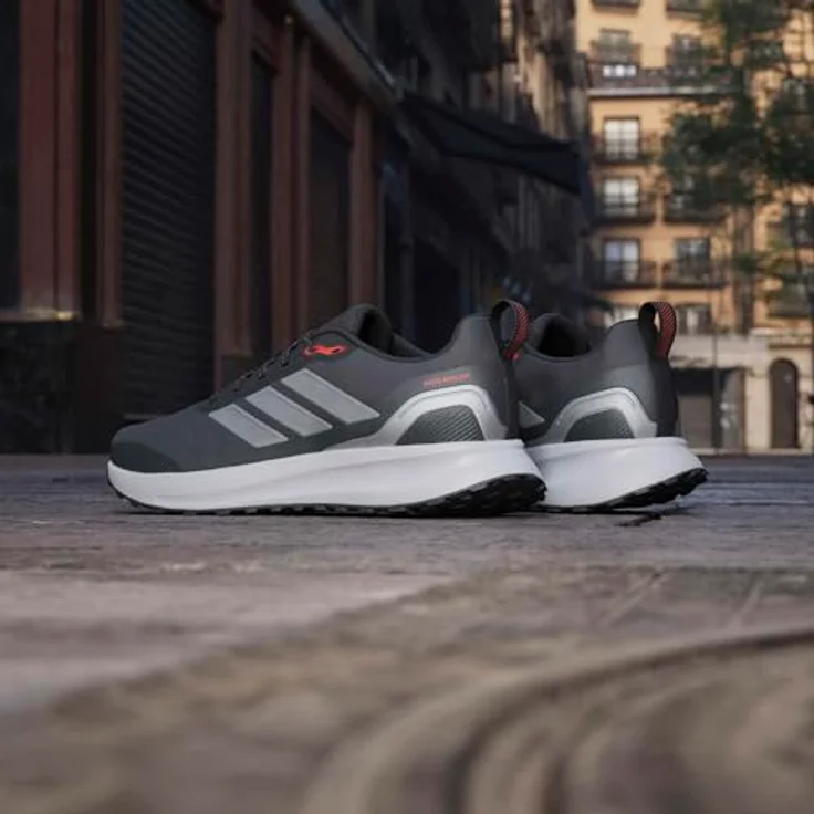 adidas Running Shoes JI4084, Laufschuhe mit wasserabweisendem Obermaterial und Cloudfoam Dämpfung, schwarz, Größe 41 1/3 – Bild 20