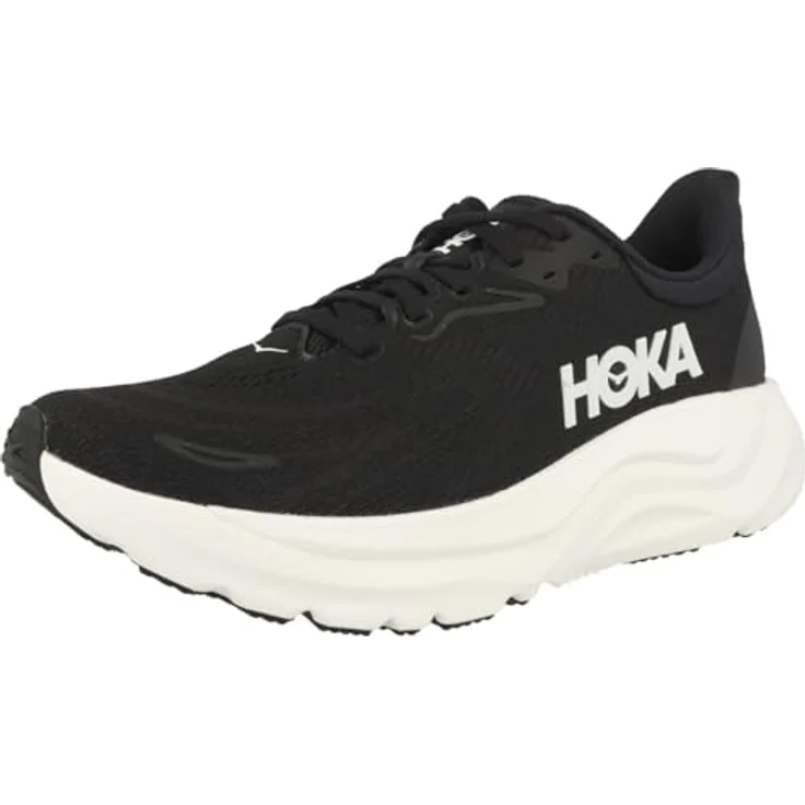 Hoka One One W Arahi 8, Laufschuhe mit stabilisierender H-Frame™-Technologie, Black/White, Größe 42 – Bild 4