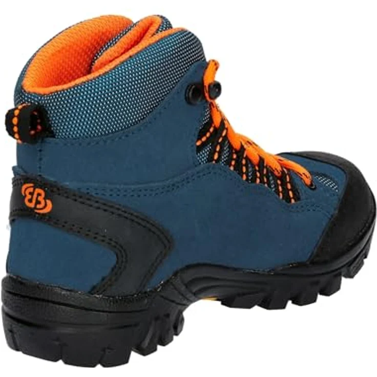 Brütting Mount Bona High Kids, Wanderschuhe für Jungen, Veloursleder, blau, Größe 30 – Bild 4