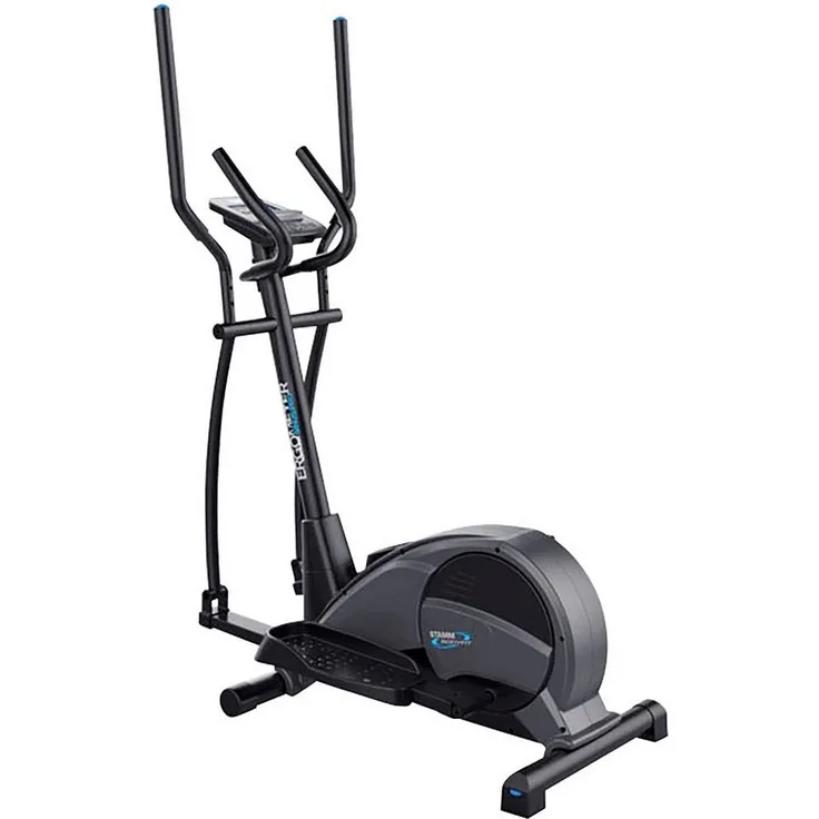 STAMM BODYFIT Crosstrainer-Ergometer Sinus.Pro, 24 Stufen Widerstand, flüsterleises Magnetbremssystem, LCD Display, 12 Trainingsprogramme, kompakt