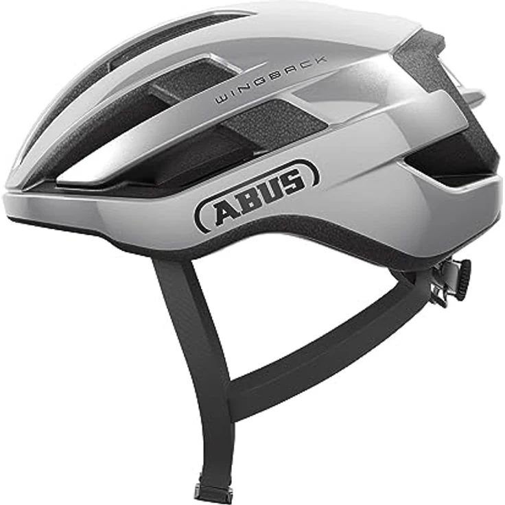 Abus WingBack, Velohelm (57 - 61 cm) mit tiefen Belüftungskanälen und Quin-fähigem Design, 250 g – Bild 1