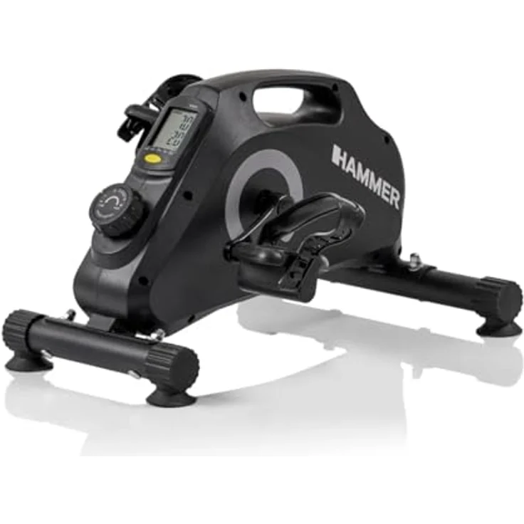 HAMMER Pedaltrainer Magnet, Arm und Beintrainer, Heimtrainer, Mini Fitnessbike für Zuhause, Sportgerät, Mini Bike, Bewegungstrainer für Senioren, Fitnessgerät für Büro – Bild 1