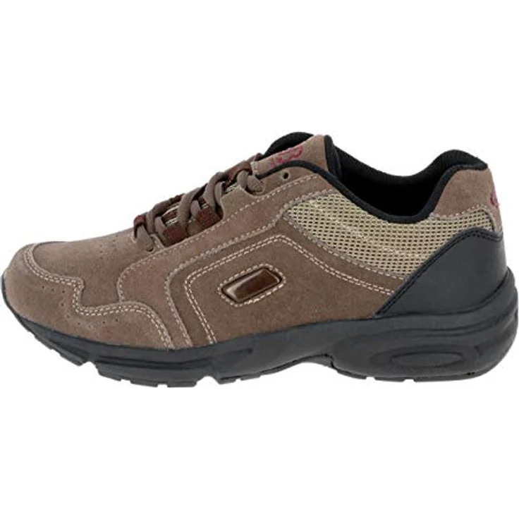 Brütting Herren Wanderschuhe, Outdoorschuhe aus Wildleder mit Schnürung, Größe 45, braun – Bild 2