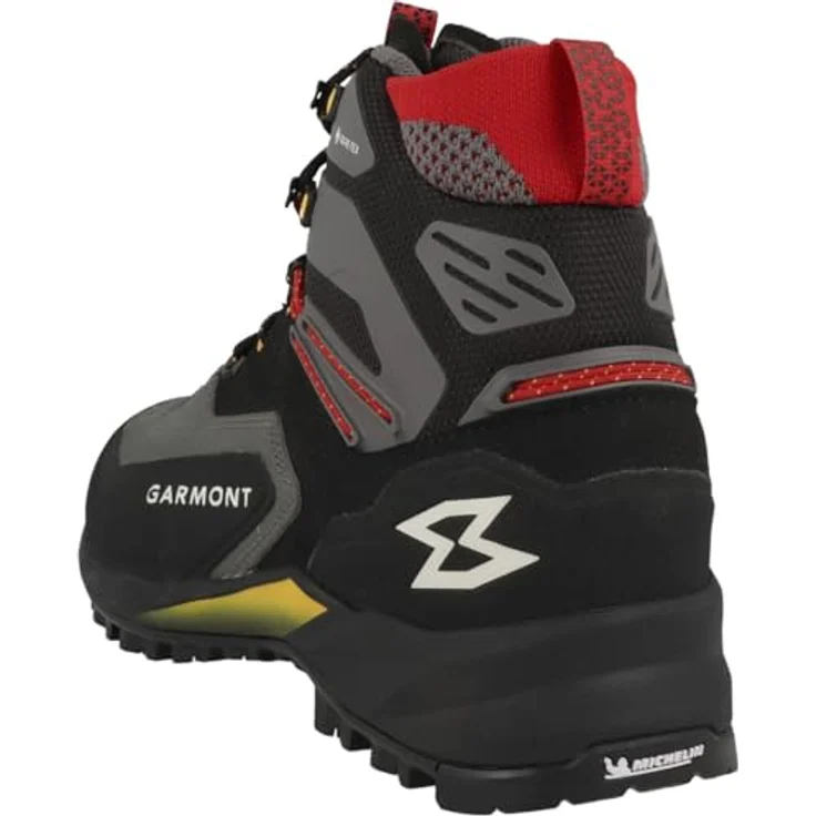 Garmont Akron Mid GTX, Wanderschuhe für Herren mit Michelin-Offroad-Sohle und HEEL LOCK System, Schwarz – Bild 6