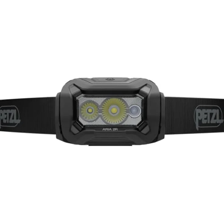 PETZL ARIA 2R RGB Stirnlampe, Schwarz, 600 lm mit wiederaufladbarem Akku und RGB Beleuchtungsmodi – Bild 2