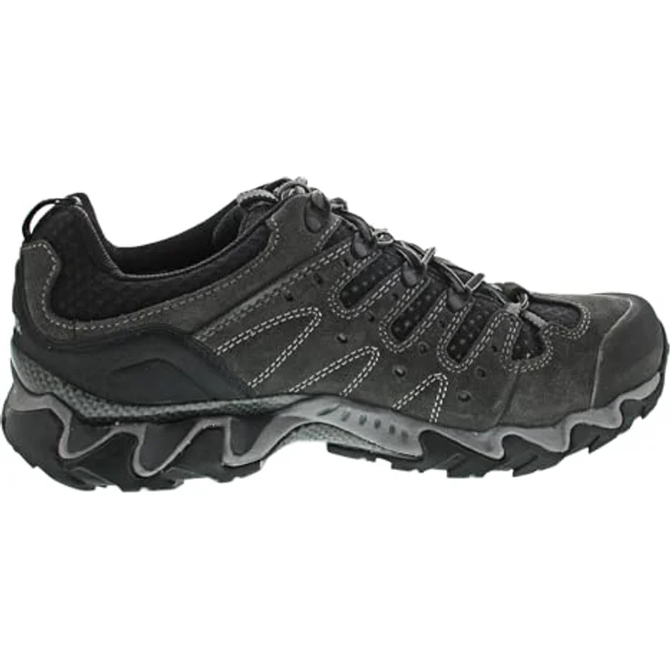 Meindl Herren Wanderschuhe Schnürschuhe, Größe 47, grau, normale Breite, flacher Absatz – Bild 3