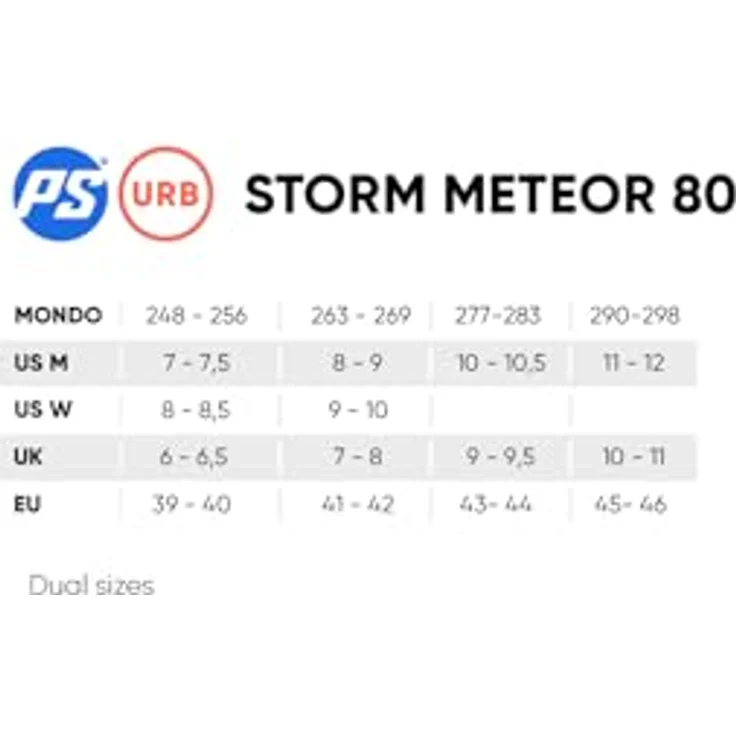 Powerslide Storm Meteor 80 Inlineskates, Urban Freeride Skates mit MYFIT Fat Boy Innenschuh, 4x80mm Rollen, ABEC 9 Kugellager, breite Passform – Bild 7
