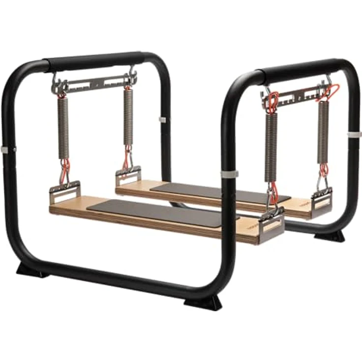 Pedalo Stabilisator Profi, Balance Trainer mit 2 separaten Standplattformen, belastbar bis 120 kg, Holz Birke Multiplex – Bild 8