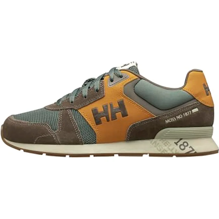 Helly Hansen Anakin Leather 2, Herren Laufschuhe aus Leder, grün, EU 44 1/2