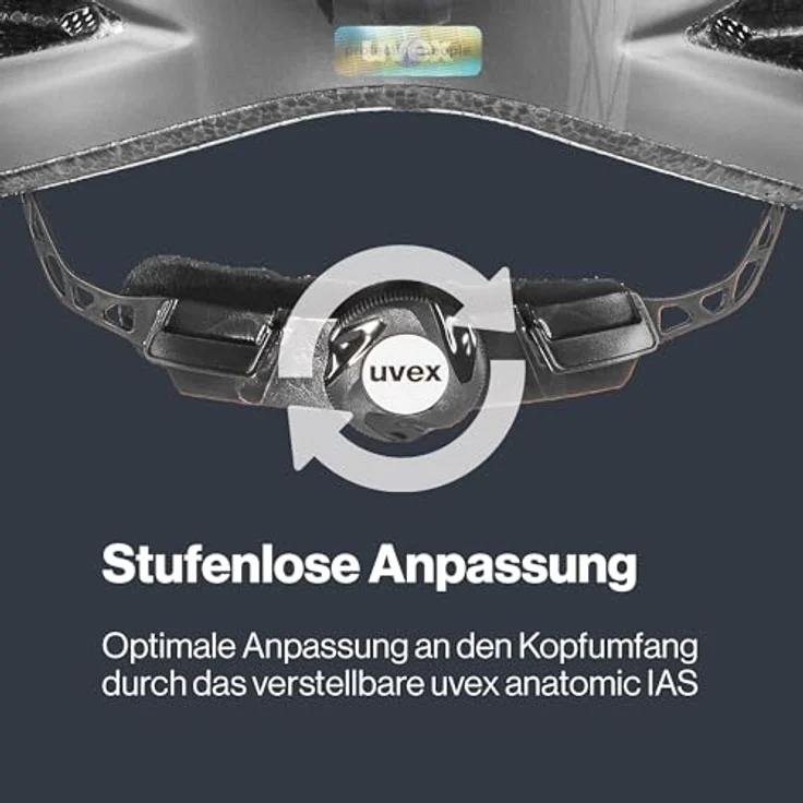 Uvex Sports i-vo cc, Velohelm mit optimierter Belüftung, 56-60 cm, Made in Germany – Bild 5