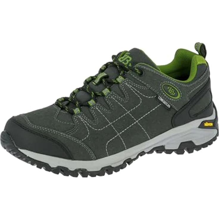 Brütting Mount Shasta Low, Herren Wanderschuhe mit herausnehmbarer Innensohle, Synthetik-Obermaterial, Grau – Bild 1