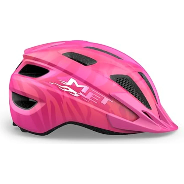 MET CRACKERJACK MIPS Helm pink, Jugendhelm mit MIPS-Schutzsystem, verstellbar von 52 bis 57 cm, integriertes LED-Licht – Bild 4