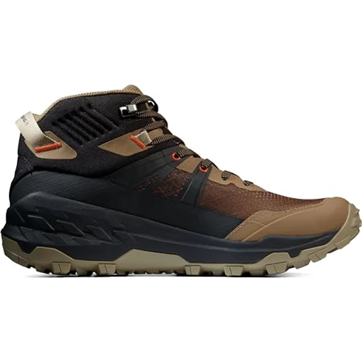Mammut Sertig II Mid GTX, Herren Wanderschuhe mit GORE-TEX-Membran, schwarz, Größe 42 – Bild 3