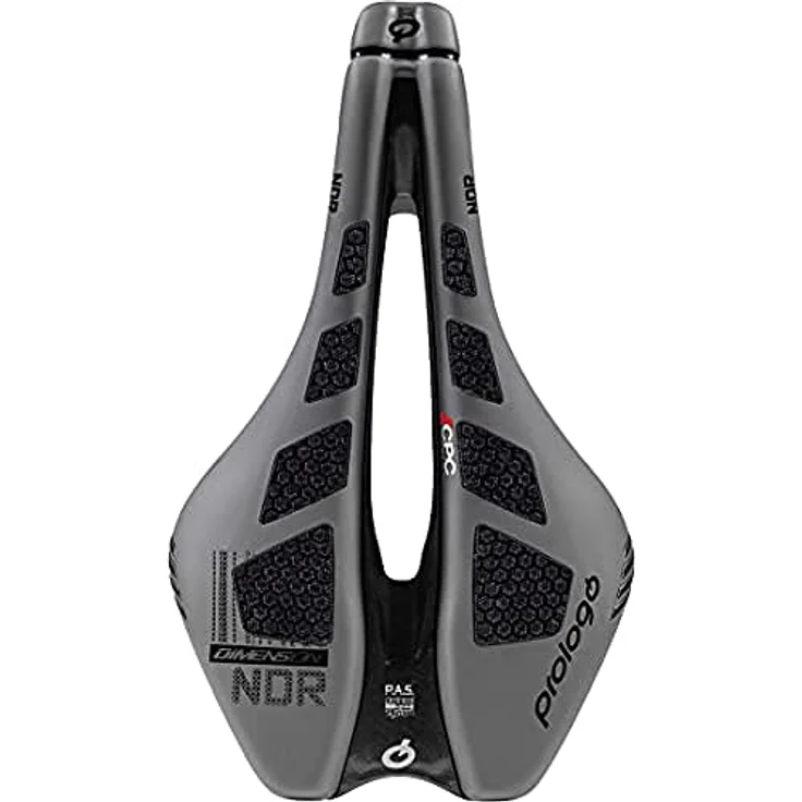 Prologo Nago Evo X10 Nack, Fahrradsattel aus hochwertigem Material, schwarz/weiss, 280x135mm – Bild 1
