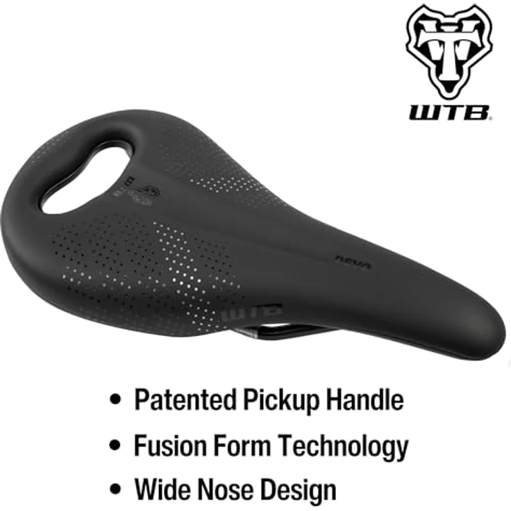 Wtb Devo Velosattel, 142 x 257 mm, mittlere Polsterung, mit Pickup-Griff für E-Bikes – Bild 2