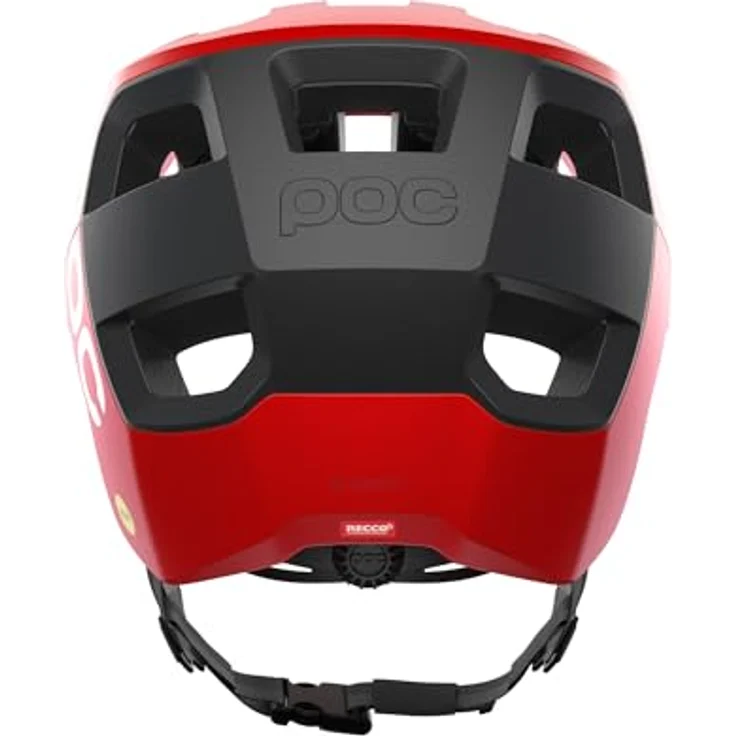 POC Kortal Race MIPS, MTB-Fahrradhelm mit erweiterter Abdeckung, rot (55-58 cm) – Bild 4