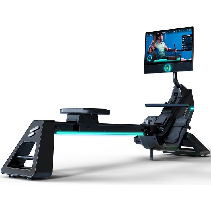 Sportstech sRow Rudergerät mit Touch-Display, LED-Feedback und klappbarem Design für effektive Heimtrainings