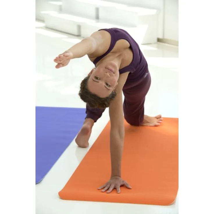 Yogistar Unisex Yogamatte Pro Yogamatte, Grau Blau, 183.0 x 61.0 x 0.5 cm – Bild 5