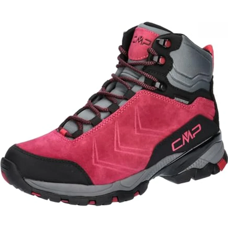 CMP MELNICK MID WMN TREKKING SHOES WP, wasserdichte Outdoorschuhe mit knöchelhohem Schaft und griffiger Gummi-Sohle – Bild 1