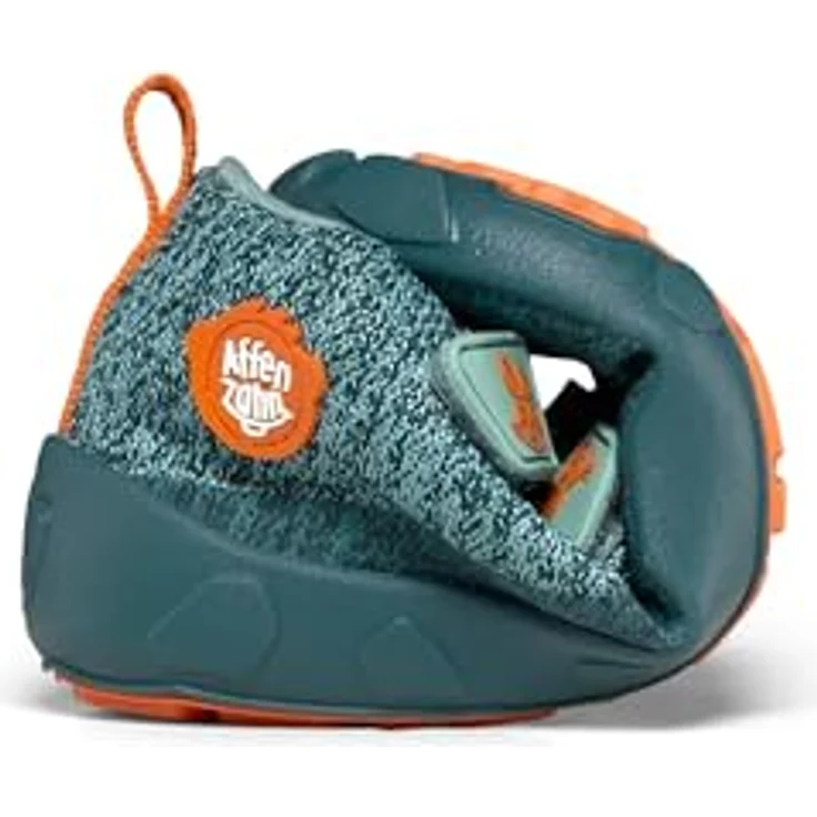 Affenzahn Kid's Knit Happy, Unisex Wanderschuhe, wasserdicht mit Klettverschluss, Blau – Bild 6