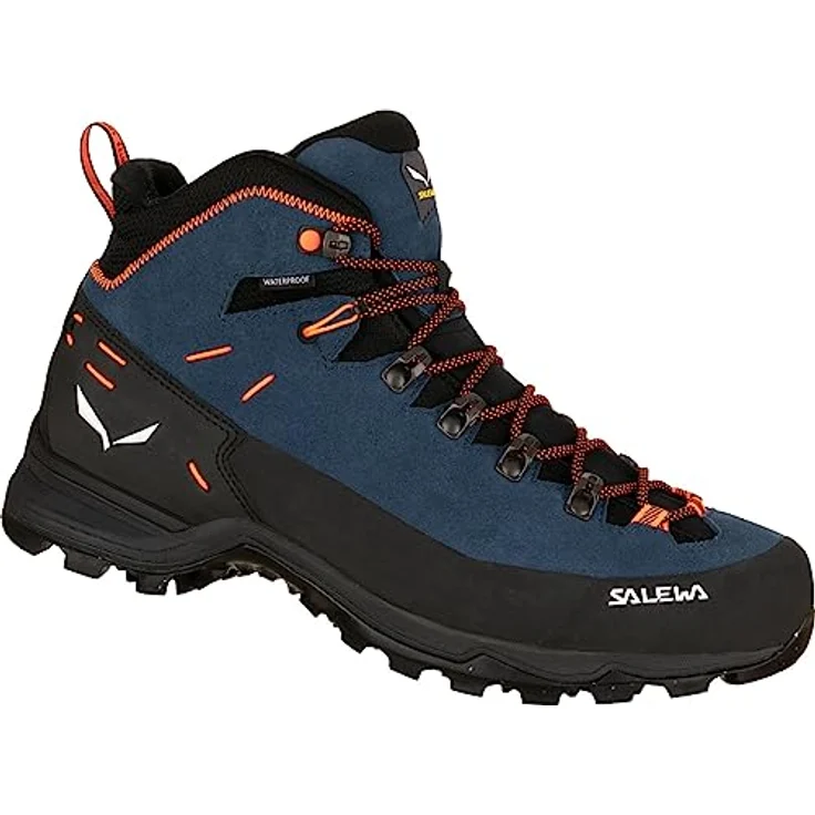 Salewa Alp Mate Winter Mid, Herren Wanderschuhe, wasserdicht, mit Kevlar-Flex-System, Größe 44.5, Blau – Bild 2