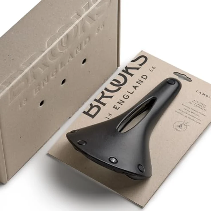 Brooks England C17 All Weather, Fahrradsattel aus vulkanisiertem Naturkautschuk mit Nylon-Cover, flexibel und langlebig – Bild 9