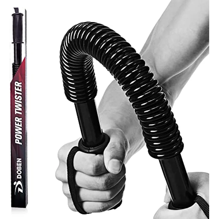 DOBEN Profi Königsfeder Biegehantel für Krafttraining Fitness Biegehantel 20kg, 30kg, 40kg, 50kg, 60kg, Armtrainer Gerät – Bild 1