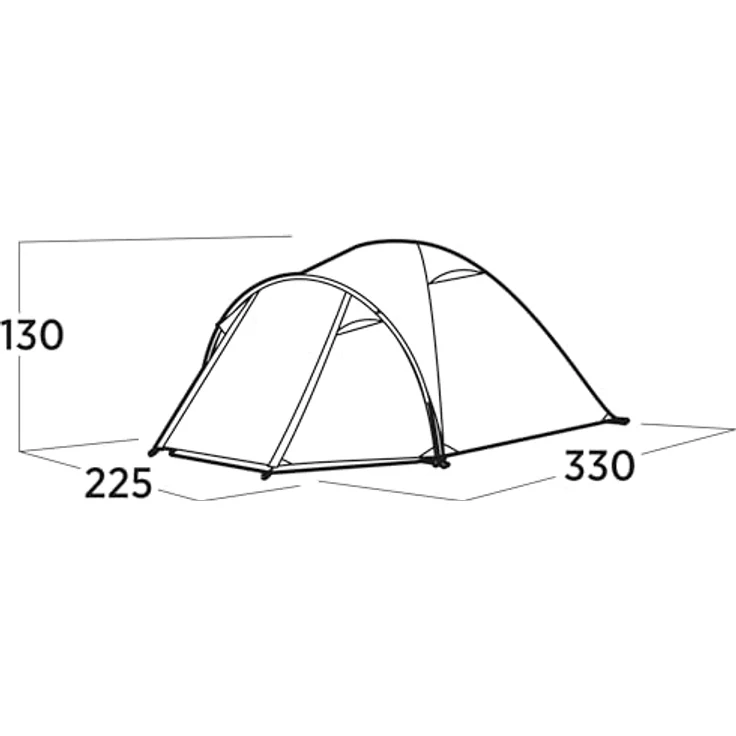Easy Camp Setesdal 4, Kuppelzelt für 4 Personen, 4.60 kg, mit SleepTight-Innenzelt und abnehmbarer Bodenplane – Bild 2