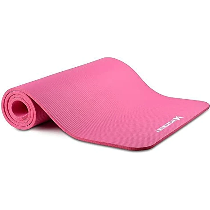 Wozinsky Yogamatte WNSP-BLAC, 0,9 cm dick, rutschfest und formstabil, inklusive Tragegurt und Tasche – Bild 2