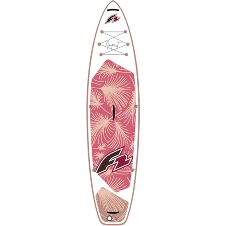F2 Damen SUP Stand Up Paddle Board Impact 335cm 11,0, robuste Konstruktion, rutschfestes EVA-Deck, komplettes Zubehör-Set, Weiß 2025/26 – Bild 3