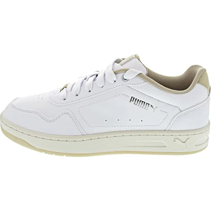 PUMA Court Classy 3950210016, Retro-Tennis Laufschuhe mit SOFTFOAM&plus; Innensohle, 7.5 in weiß-toasted almond – Bild 1