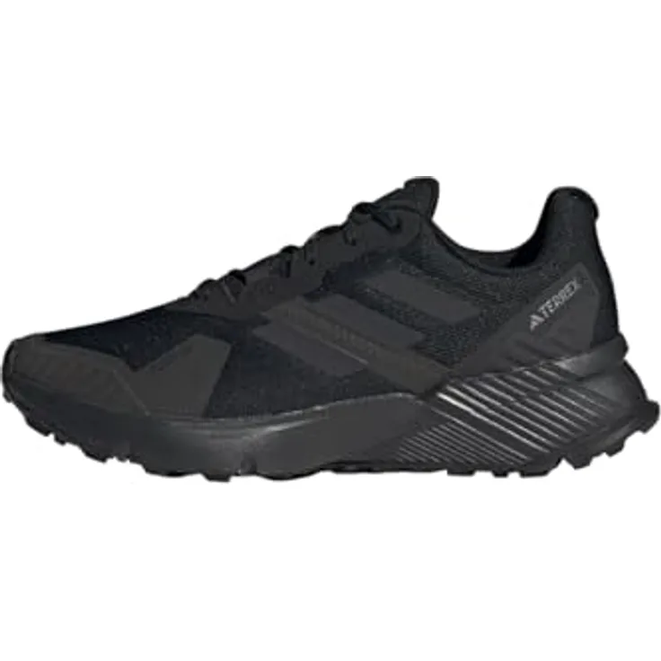 adidas Terrex Soulstride, Herren Wanderschuhe mit Traxion Laufsohle und EVA Zwischensohle, Größe 42, Schwarz
