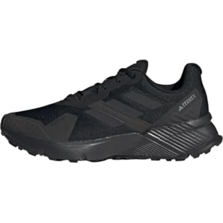 adidas Terrex Soulstride, Herren Wanderschuhe mit Traxion Laufsohle und EVA Zwischensohle, Größe 42, Schwarz – Bild 1