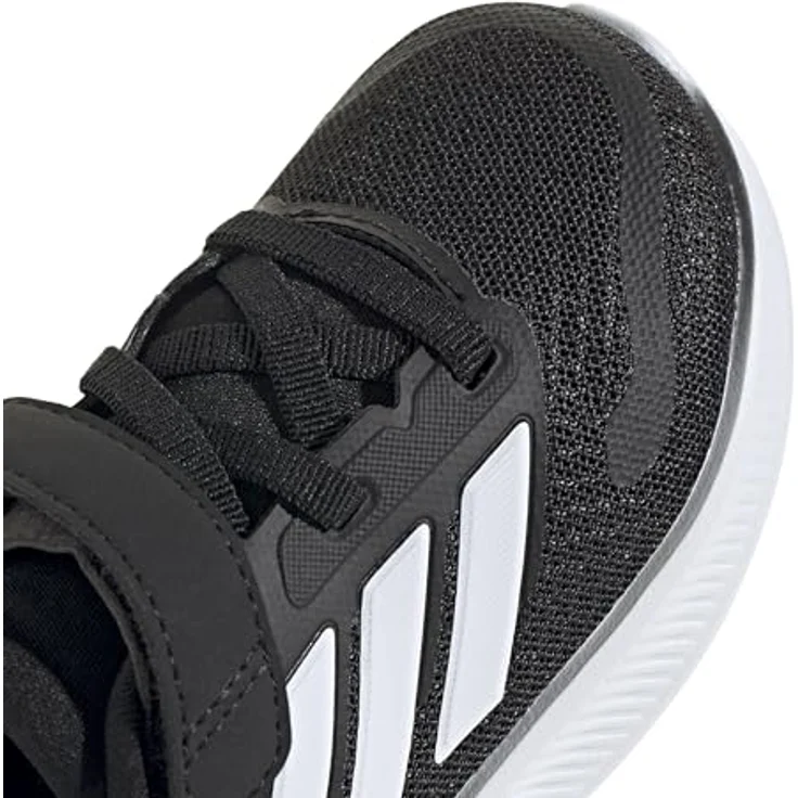 Adidas Jungen Runfalcon 5 Laufschuhe, atmungsaktives Mesh, CloudFoam-Zwischensohle, schwarz/weiß, Größe 35 – Bild 10