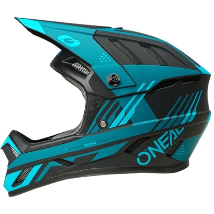 Oneal BACKFLIP Helmet STRIKE V. 23 black/teal 59 - 60 cm – Bild 3
