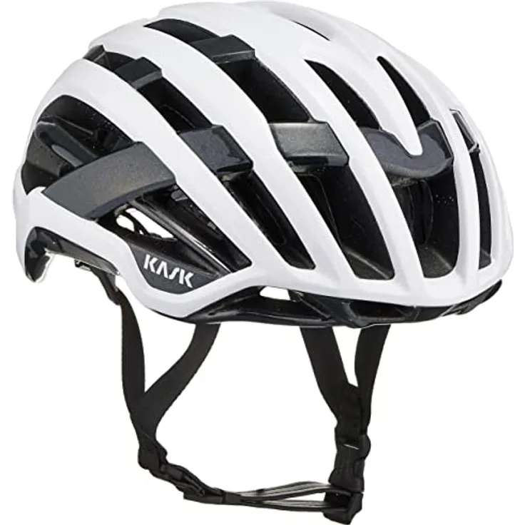 Kask Valegro WG11, Velohelm (50-56 cm) mit verbesserter Aerodynamik, aktiver Belüftung und integrierter Velobrillen-Aufbewahrung, 180 g