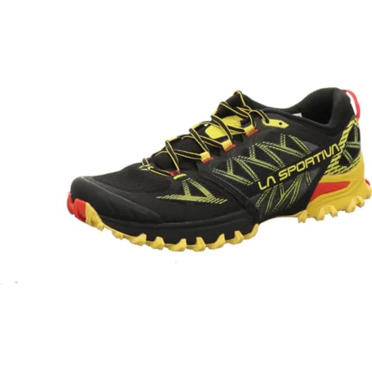 La Sportiva Bushido III, Herren Laufschuhe mit griffiger FriXion Red Bi-Compound Sohle, Schwarz, Größe 42 – Bild 1