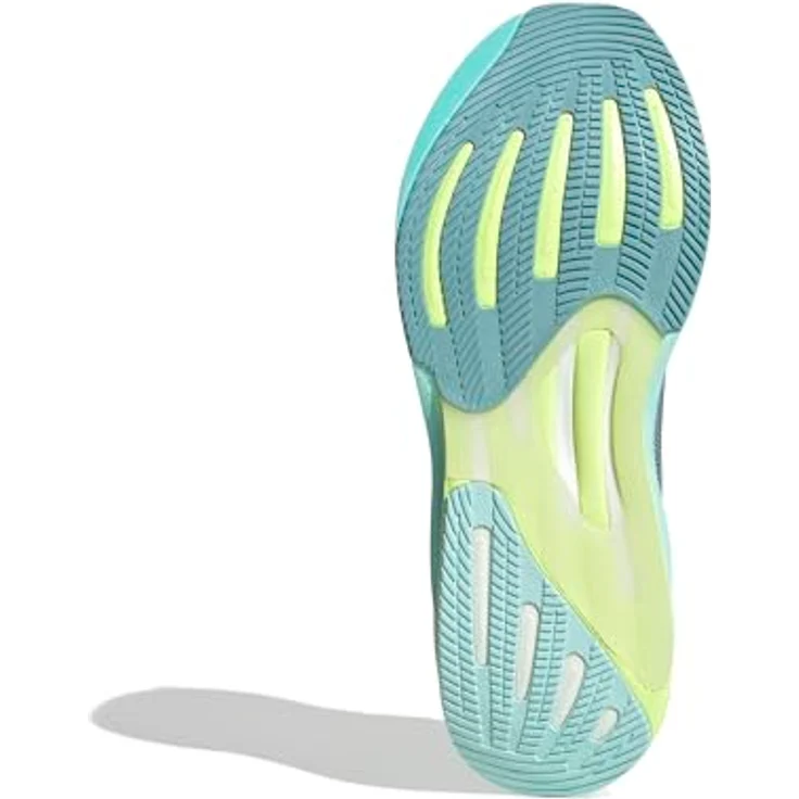 Adidas JQ7691 Laufschuh, Neutral mit atmungsaktivem Mesh, Dämpfung und rutschfester Laufsohle, GREY/MAGRMT/FLAAQU, Größe 39 1/3 – Bild 7
