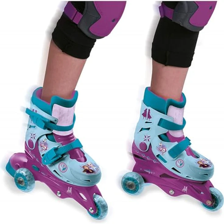 Mondo Disney Frozen Tri Inline Skates, Mädchen Rollschuhe, Blau und Violett, Größen 29-32, für Sicherheit und sanftes Gleiten – Bild 5