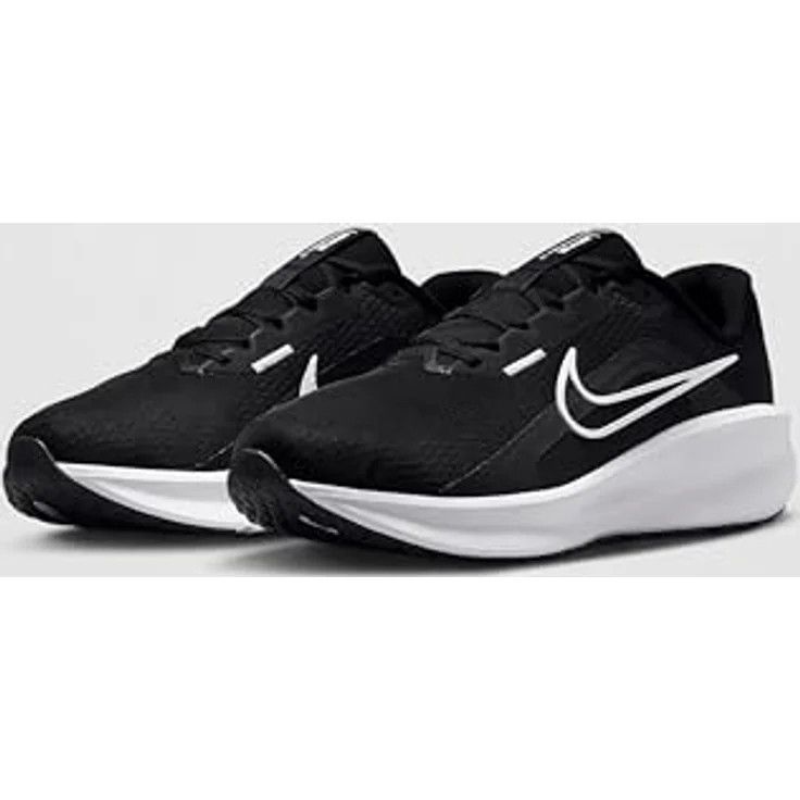 Nike Downshifter Herren Laufschuhe FD6454/001, Atmungsaktives Mesh, Rundespitze, Schwarz-Grau, Größe 42 – Bild 5