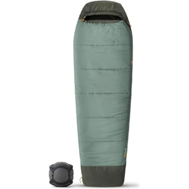 Sea to Summit Boab Synthetik-Schlafsack, geräumig und konisch zulaufend, für Temperaturen bis -1 °C, Farbe Laurel Wreath grün – Bild 1