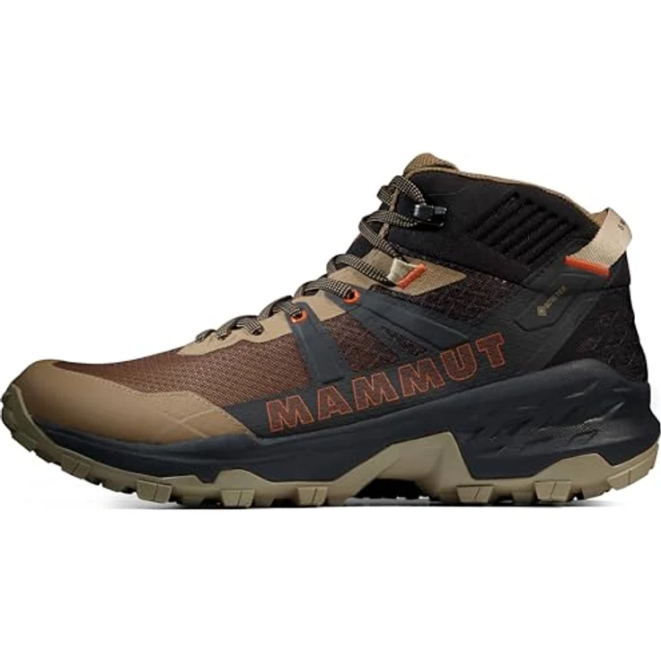 Mammut Sertig II Mid GTX, Herren Wanderschuhe mit GORE-TEX-Membran, schwarz, Größe 42 – Bild 1