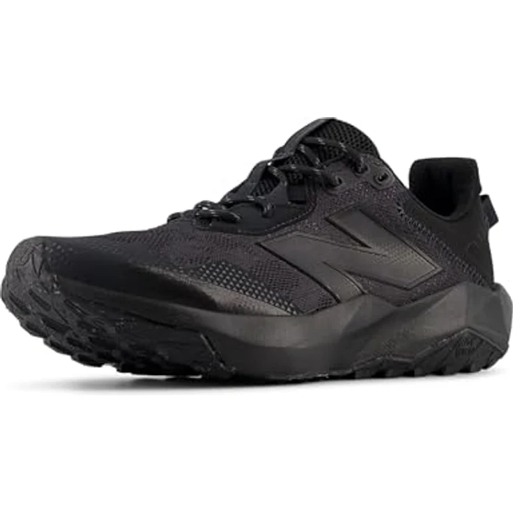 New Balance NITREL Herren Laufschuhe, flaches Design, atmungsaktives Mesh, Schwarz, Größe 43 – Bild 1