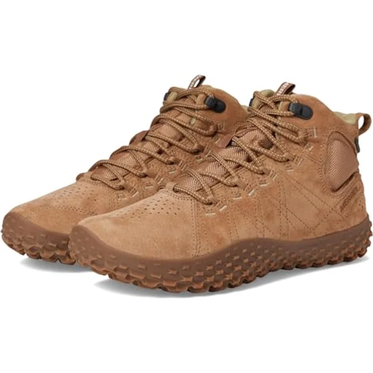 Merrell Wrapt Mid WP, Wanderschuh für Damen mit wasserdichter Membran und Mesh-Innenfutter, Schwarz – Bild 1