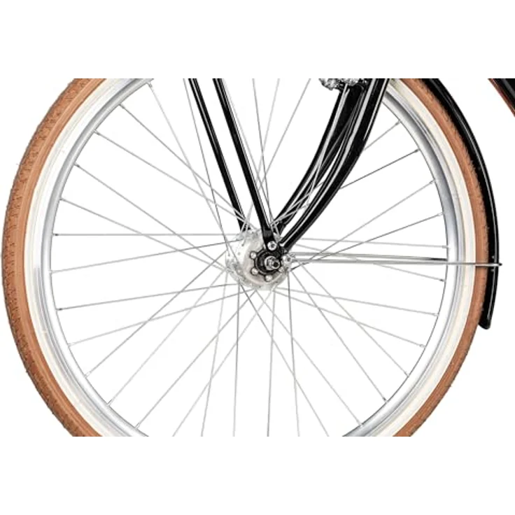 Maxim La Vita Damen-Citybike, 28 Zoll, Tiefeinstieg, Front-Gepäckträger, Schwarz, 55 cm – Bild 3