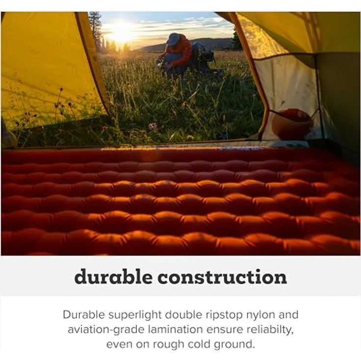 Big Agnes Rapide SL Insulated, Thermomatte für Hochtouren und Winterbiwaks, R-Wert 4,8, antimikrobiell und komprimierbar – Bild 4